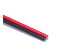 100 Metri Cavo Piattina Rosso Nero 2X0,75mmq di Prolunga Per Striscia Led Mono
