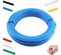 100 metri - tubi in polietilene, nero e naturale, 6 x 4 - 8 x 6 mm, tubo pneumatico, tubo pneumatico (6 x 4 mm, blu)