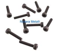 100 microviti Brugola TC M2,5 - M2,5x20 nere 12.9 viti