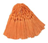 100 mini ciondoli in resina fatti a mano, in seta, per segnalibro fai da te, creazione di gioielli, chiavi, orecchini da ragazza, portachiavi, cappello da laurea, nastro cucito, tenda, decorazione per