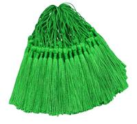 100 mini ciondoli in resina fatti a mano, in seta, per segnalibro fai da te, creazione di gioielli, chiavi, orecchini da ragazza, portachiavi, cappello da laurea, nastro cucito, tenda, decorazione per