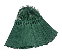 100 mini ciondoli in resina fatti a mano, in seta, per segnalibro fai da te, creazione di gioielli, chiavi, orecchini per ragazze, portachiavi, cappello da laurea, cucito con nastro, tende,