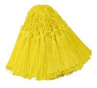 100 mini ciondoli in resina fatti a mano, in seta, per segnalibro fai da te, creazione di gioielli, chiavi, orecchini da ragazza, portachiavi, cappello da laurea, nastro cucito, tenda, decorazione per