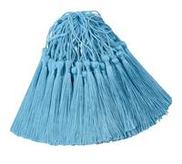 100 mini ciondoli in resina fatti a mano, in seta, per segnalibro fai da te in resina, creazione di gioielli, chiavi, orecchini per ragazze, portachiavi, cappello da laurea, cucito con nastro, tenda,
