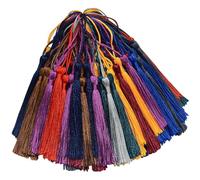 100 mini ciondoli in resina fatti a mano in seta, per segnalibro fai da te in resina, creazione di gioielli, chiavi, orecchini per ragazze, portachiavi, cappello da laurea, cucito con nastro, tende,