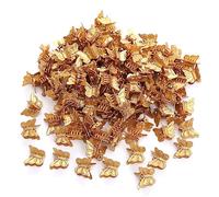 100 mini fermagli per capelli a farfalla, graziosi fermagli per capelli antiscivolo, accessori colorati per acconciatura, piccoli fermagli per capelli come regalo per donne e donne, oro