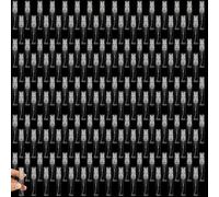 100 Mini Spruzzino Bottiglia Spray Nebulizzatori per Profumi da 3 ml | NGOSUET, flaconi vuoti trasparenti in plastica con coperchio, atomizzatore a nebbia fine, per viaggio, campioncini e lozioni