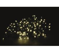 100 Minilucciole LED Bianco Caldo A Batt., Mt.10, Mot. Giochi L. E Timer X EST.