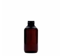 100 ml 200 ml Flacone in plastica riciclata 'Victor's Best', PCR, marrone, imboccatura: GPI 24/410