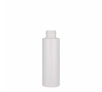 100 ml Flacone in plastica 'Pipe', HDPE, bianco, imboccatura: GPI 24/410