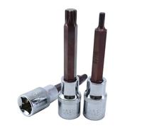 100 mm 12,7 millimetri Drive Socket Adapter 12 punti per chiave elettrica cricchetto Heavy Duty acciaio al cromo vanadio per riparazione auto casa fai da te