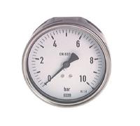 100 MM Manometro Orizzontale 0/16 BAR G 1/4 " Industria