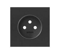 100 MODULO NERO OPACO PIASTRELLA PRESA 1X Z/U 10000068-238