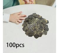 100 monete d'oro fai da te, forziere del tesoro scintillante, dobloni
