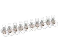 100 morsetti unipolari 10 poli 1,5 mm² connettori elettrici stecche isolamento s