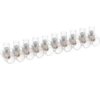 100 Morsetti Unipolari a Cappuccio Da 2,5Mm² in Stecche Da 10 Poli