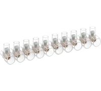 100 Morsetti Unipolari in Stecche Da 10 Poli , 1.5 Mmq