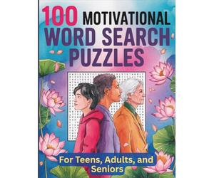 100 Motivational Word Search Puzzles: Positive Affirmations, Inspirational, Gratitude, and Motivating Themes. Total 1200 Words. For Teens, Adult and ... Spellling Skills. Helps reduce stress.