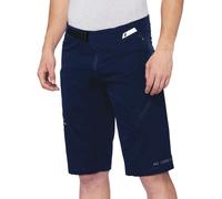 100% MTB Pantaloncini Airmatic Bicicletta E-Bike Nero Carbone Blu Navy
