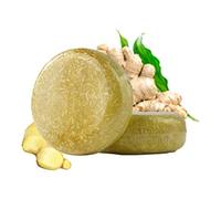 100% Natural Shampoo Bar For Hair,Ginger Shampoo Soap,Hair Growth Shampoo Bar,Organic Ginger Shampoo Bar Anti Hair Loss Shampoo Soap Hair Growth Care Soap (3 PCS)