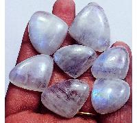 100% Naturale Bianco Pietra Lunare Arcobaleno 33 KT 1 Pezzi Loose Gemma