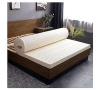 100% naturale in lattice coprimaterasso - morbido, design semplice materasso rilassante in lattice per camera da letto, coprimaterasso in lattice naturale, 7,5 cm, 150 x 200 cm, 59 x 79 cm