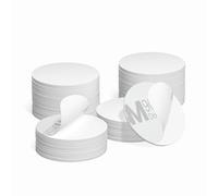 100 NFC Tags Sticker, 215 etichette in PVC NTAG215, retro adesivo rotondo da 25 mm, 504 byte Compatibile con Tutti i telefoni cellulari e Altri dispositivi Che supportano NFC(SANPOPO)