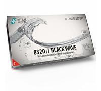 100× Nitras Schutzhandschuhe BL WAVE, Größe S, schwarz