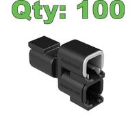 (100) Nuovo Amphenol ATM04-2P-P007 Y-Splitter 2 Way Ricettacolo DTM04-2P-P007