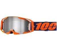 100percent Armatic Off-road Goggles Arancione Mirror Silver Flash