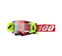 100% Occhiali Armega Roll Off Trasparente Rosso MX MTB Motocross Quad ATV