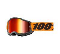 100% Occhiali Moto Accuri 2 One Size Arancione Rosso Mirror MTB Motocross