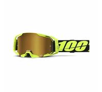 100% Occhiali Moto MX Armatic Flo Giallo Oro Specchio MTB Quad ATV