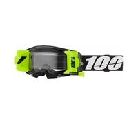 100% Occhiali MX Armatic Roll Off Forecast Neri Lenti Trasparenti MTB