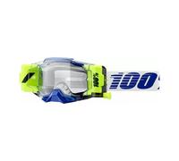 100% Occhiali MX Armega Roll Off Off-Road Blu Lenti Trasparenti One Size