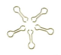 100 occhielli da pesca e occhi piombati, occhi in filo per pesca alla spigola in tutte le condizioni (giallo S)