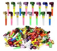 100 oggetti di scena for l'intrattenimento | Festival della plastica che soffia generatore di rumore for feste con fischio telescopico
