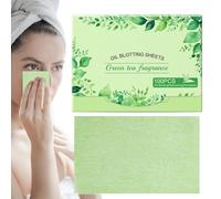 100 Oil Blotting Sheets, Makeup Friendly Anti Shine Pads, Refreshing Face Wipes for Daily Use, Travel Home Office Outdoor Gym Quick Touch-Ups, Instant Shine Control and Smooth Matte Skin