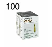 100 ONE TOUCH VERIO strisce reattive diabete test glucosio scadenza: 30-04-2026