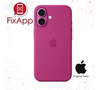 Apple Custodia MagSafe in silicone per iPhone 16 - Fucsia