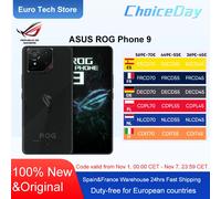 100% originale ASUS ROG Phone 9 5G Smartphone Snapdragon 8 Elite 6.78 "185Hz Display 5800mAh 65W 12GB 512GB Black Global Rom
