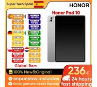 100% originale Honor Pad 10 Tablet 12.1 pollici 120Hz 2.5K Display Qualcomm Snapdragon 7 Gen 3 10100Mah Batteria 8Mp Fotocamera Wifi 6 Bluetooth 5.3 Grey