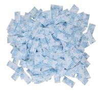 100 Pacchi Silica gel Bustine,gel di Silice,Silice per Umidità,Sacchetti anti Umidità per Armadi,per Mobilia,Cibo,Necessità Giornaliere(Trasparente,100×1g)