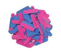 100 Pack Nail Files Straight Grit Double Sided Disposable Nail File Professional Care