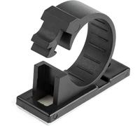 100 PACK OF SELF-ADHESIVE CABLE CLAMP SMALL Large 0.67 in. (17 mm) max. diamet