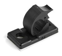 100 PACK OF SELF-ADHESIVE CABLE CLAMP SMALL Small 0.21 in. (5.5 mm) max. diame
