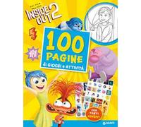 100 pagine di giochi e attività. Inside Out 2. Con adesivi. Ediz. a colori
