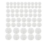 100 paia di bottoni a pressione, invisibili, in plastica, trasparenti, per cucire vestiti, fai da te, a mano, 7 mm, 12 mm, 15 mm, 20 mm