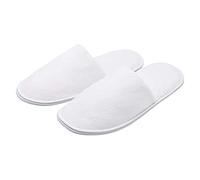 100 paia di ciabatte pantofole cortesia chiuse per alberghi hotel spa in SPUGNA COTONE/EVA 50 gr. 28,5 x 11,7 LUXURY