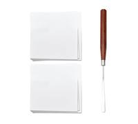 Ｚｉａｌｏｆｉ 100 Palette di Carta Portatili per Miscelare Smalti, Ideali per Il Trucco E La Nail Art. Strumento per Miscelare.